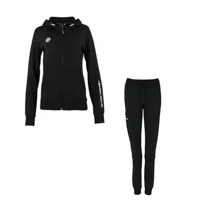 The Indian Maharadja Hooded Trainingspak Dames Zwart