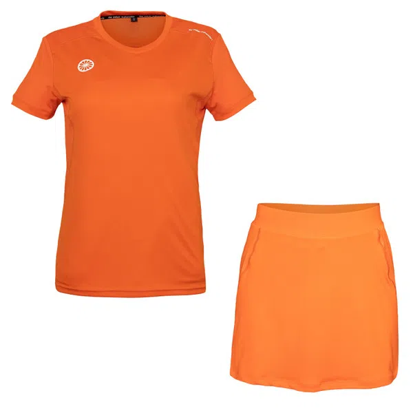 The Indian Maharadja Jaipur Dames Trainingsset Oranje