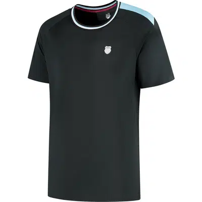 K-Swiss Hypercourt Mesh T-Shirt Zwart
