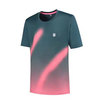 K-Swiss Hypercourt Print Crew 5 T-Shirt