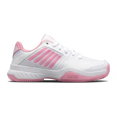 K-Swiss Court Express HB Dames Wit Roze