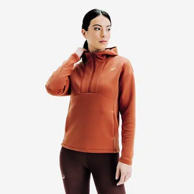 Kuikma Soft Hoodie Dames Terracotta