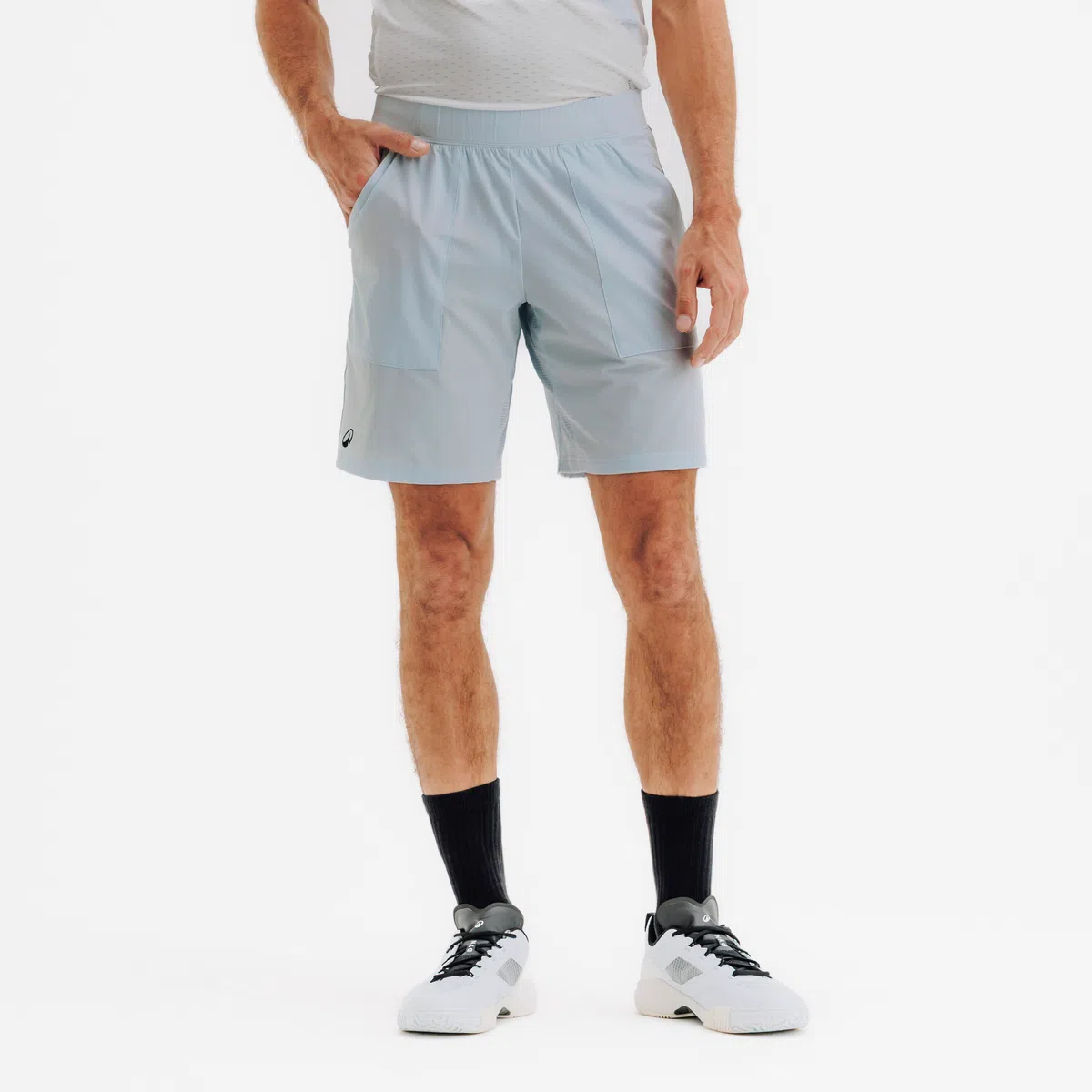 Kuikma Dry Padel Short Heren - Grijsblauw