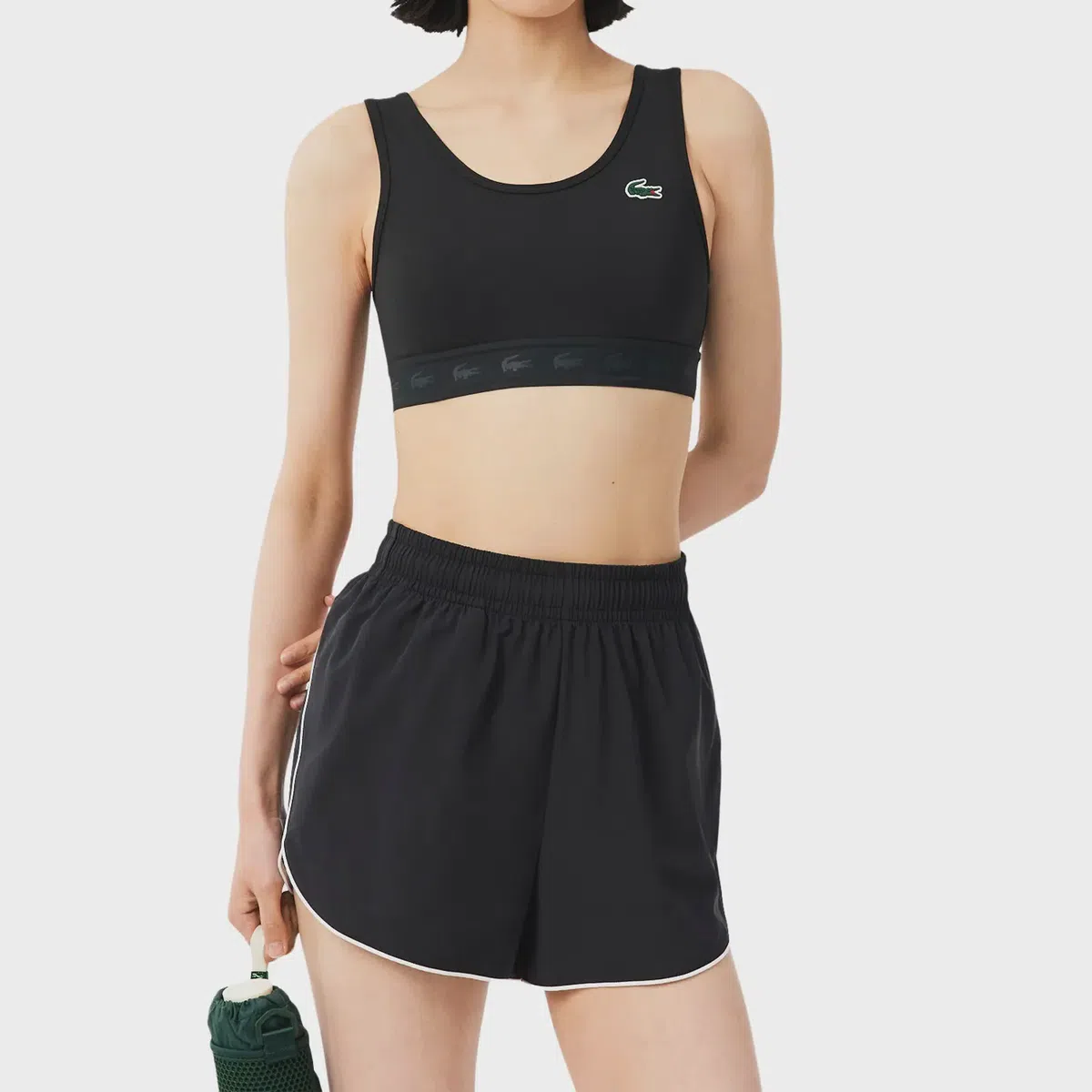 Lacoste Essentials Sportbeha Zwart Dames