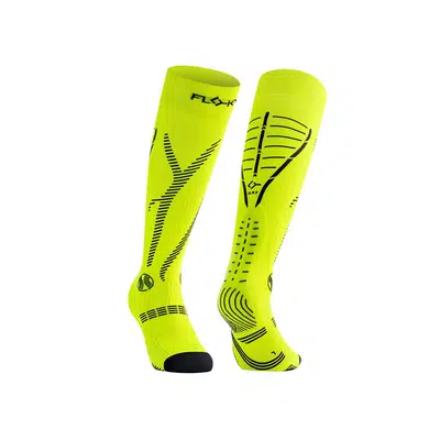 Floky Multisport Long GRF Sokken - Neon Geel