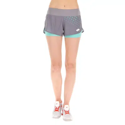 Lotto Top IV Dames Short Grijs