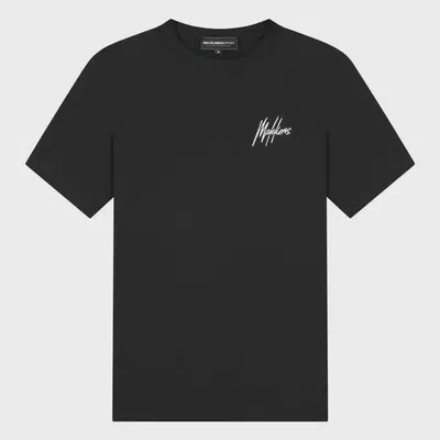 Malelions Sport Logo Raglan T-Shirt Zwart