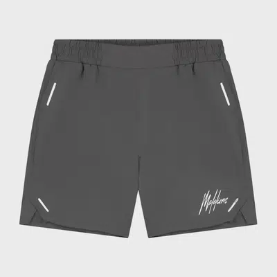 Malelions Sport Pique Short Antraciet