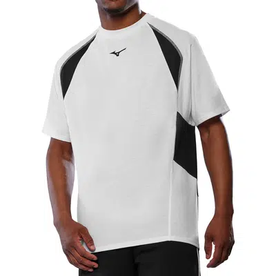 Mizuno Athletics Oversize T-Shirt Wit/Zwart