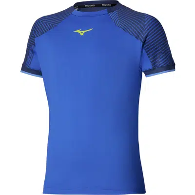 Mizuno Shadow T-Shirt Blauw