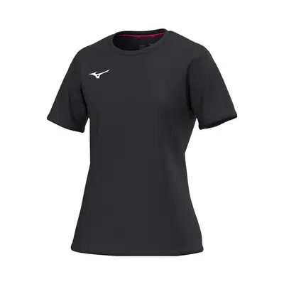 Mizuno Team Dames T-Shirt Zwart