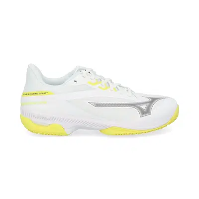 Mizuno Wave Exceed Court Padel Dames Wit/Geel