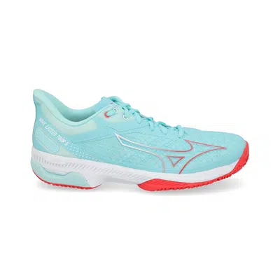 Mizuno Wave Exceed Tour 5 CC Dames Lichtblauw/Rood