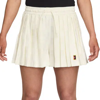 Nike Court Geplooide Rok Gebroken Wit