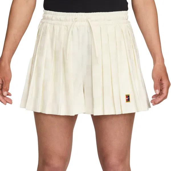 Nike Court Geplooide Rok Gebroken Wit