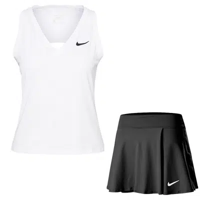 Nike Court Victory Set Wit/Zwart Dames