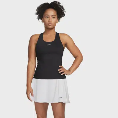 Nike Dames Set Court Swoosh Tanktop En Rok - Zwart / Wit