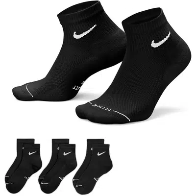 Nike Everyday Elevated Enkel Sokken Zwart