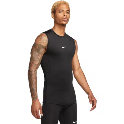 Nike Pro Mouwloos Shirt Heren Zwart