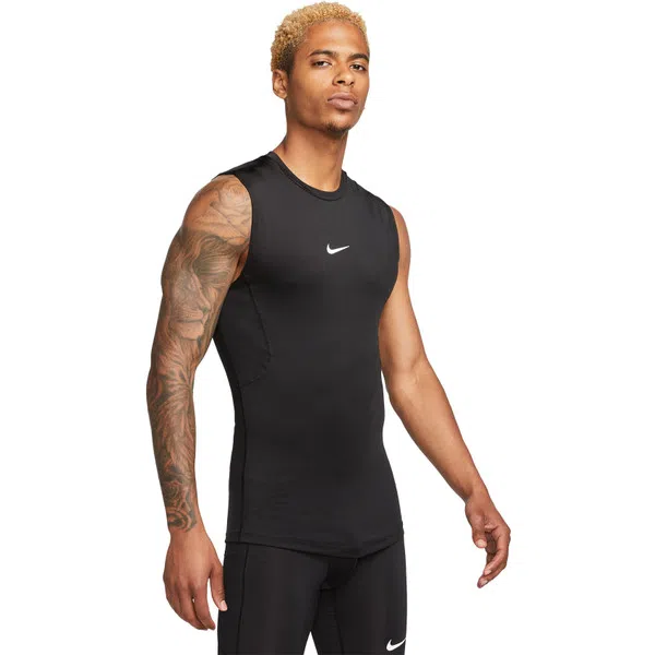 Nike Pro Mouwloos Shirt Heren Zwart