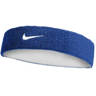 Nike Swoosh Classic Sportband Blauw/Wit
