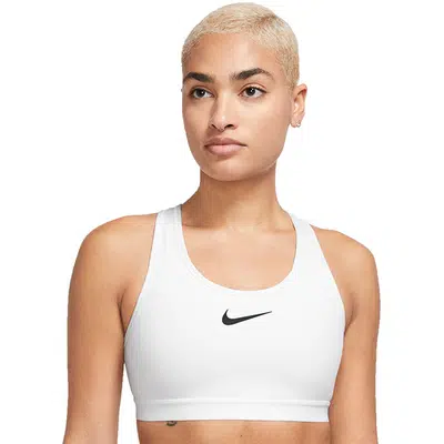 Nike Swoosh High Support Padded Sport-BH Wit