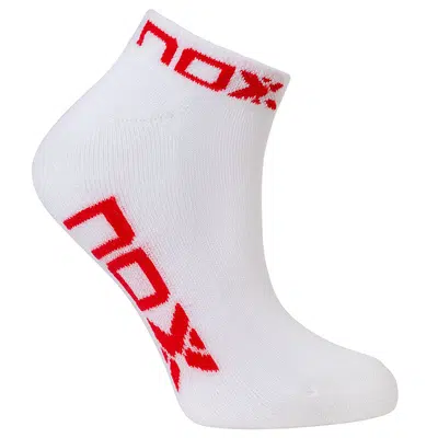 Nox Sokken Dames Wit/Rood