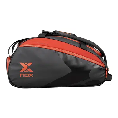 Nox Luxury Open Series Padel Tas Zwart/Rood