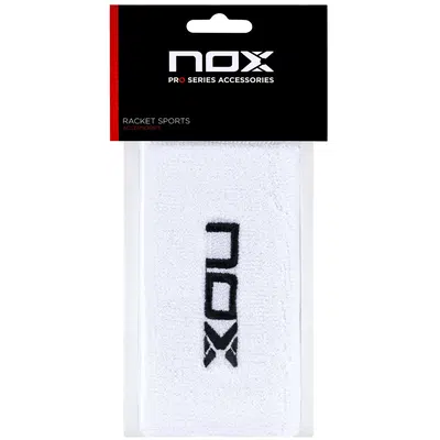 Nox Lange Polsband Wit - Zwart