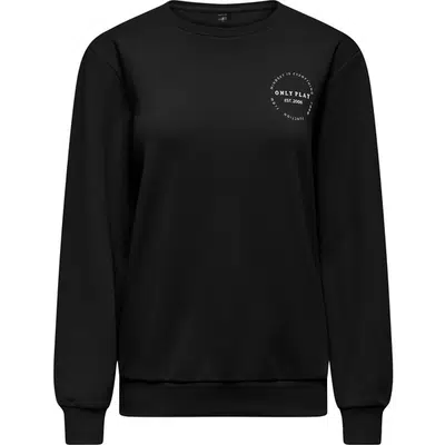 Only Play Cava Life On Brush Crew Sweater - Zwart
