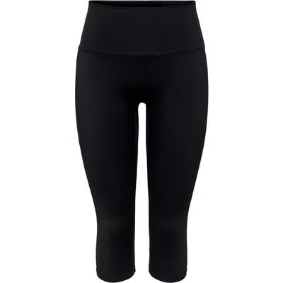 Only Play Jam 3 Sana Dames Capri Legging Zwart