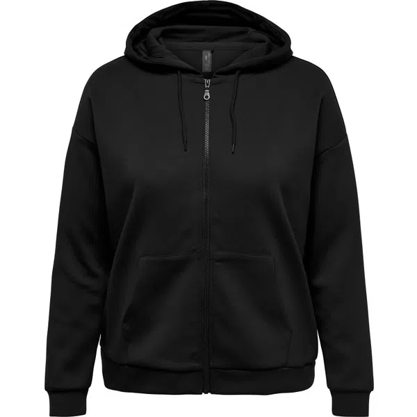 Only Play Lounge Life Zwart Dames Vest Met Rits