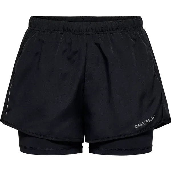 Only Play Mali Loose Woven Short - Zwart