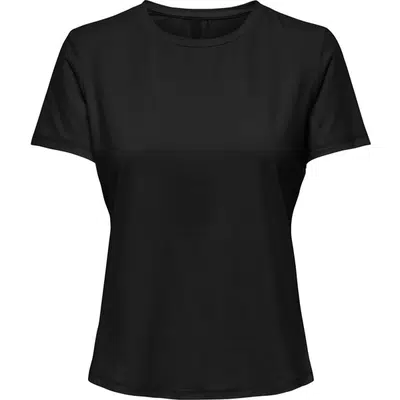 Only Play Font Life T-Shirt Zwart