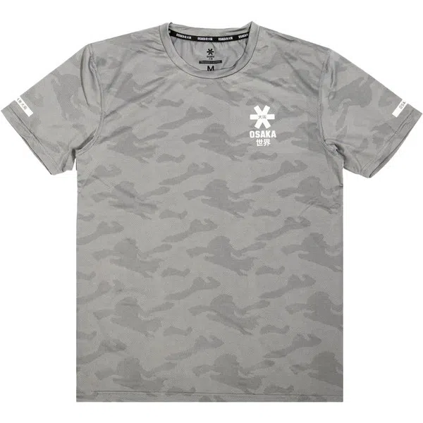Osaka Mesh Training T-Shirt Heren Grijs