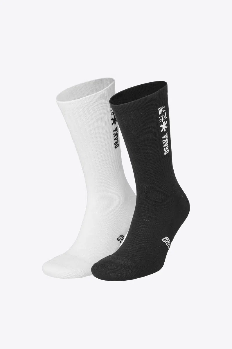 Osaka Duo Pack Sport Sokken Zwart / Wit