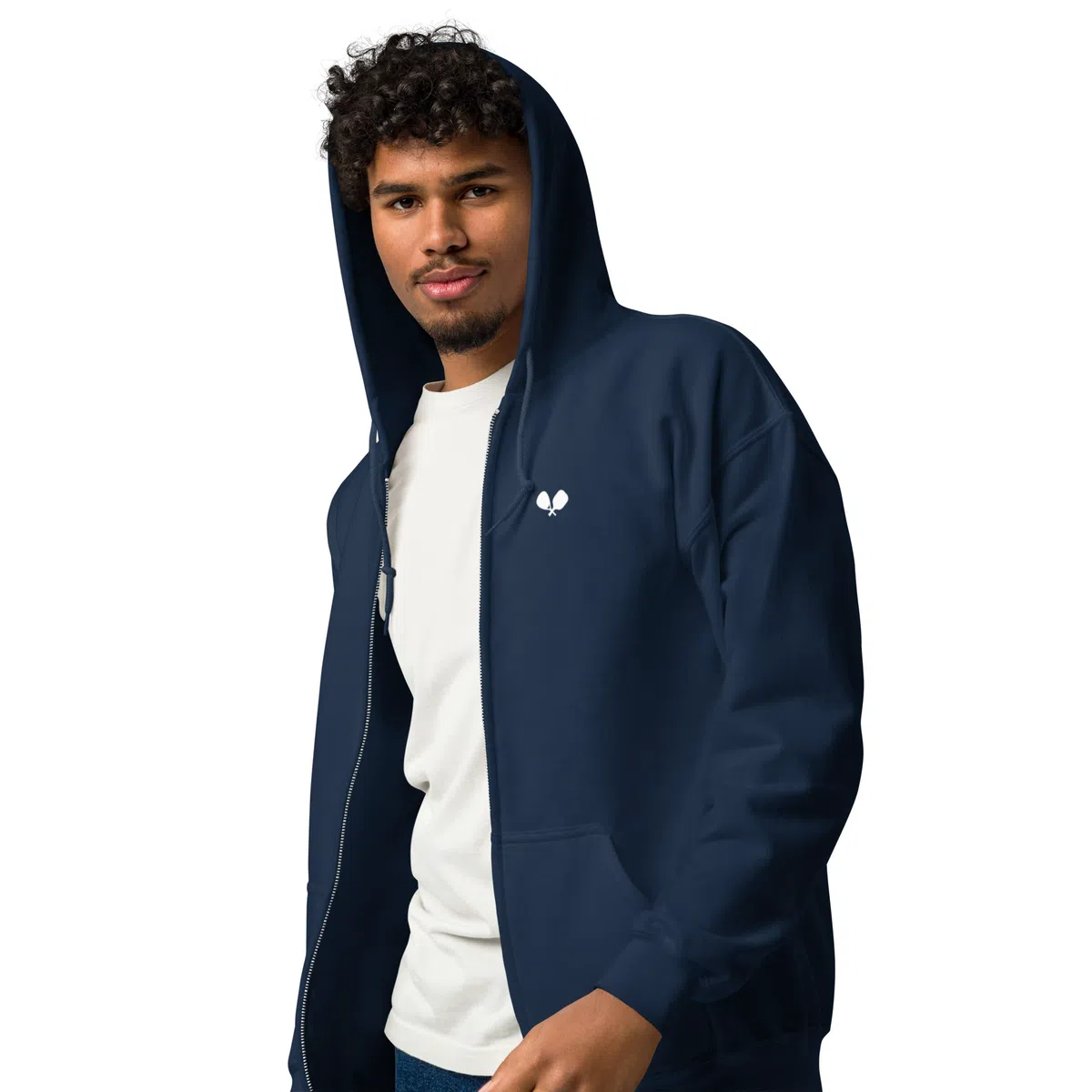 PACE Unisex Zip Hoodie - Wit Logo