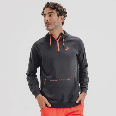 Kuikma Pro Technische Hoodie Heren Zwart/Rood