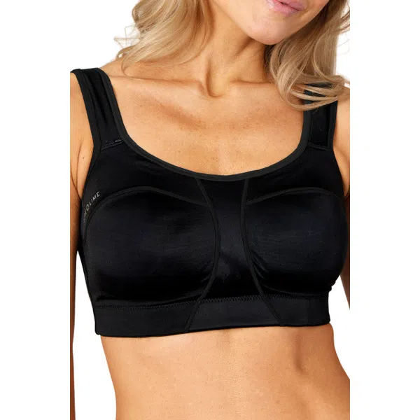 Purelime Padded Athletic Sport BH Zwart