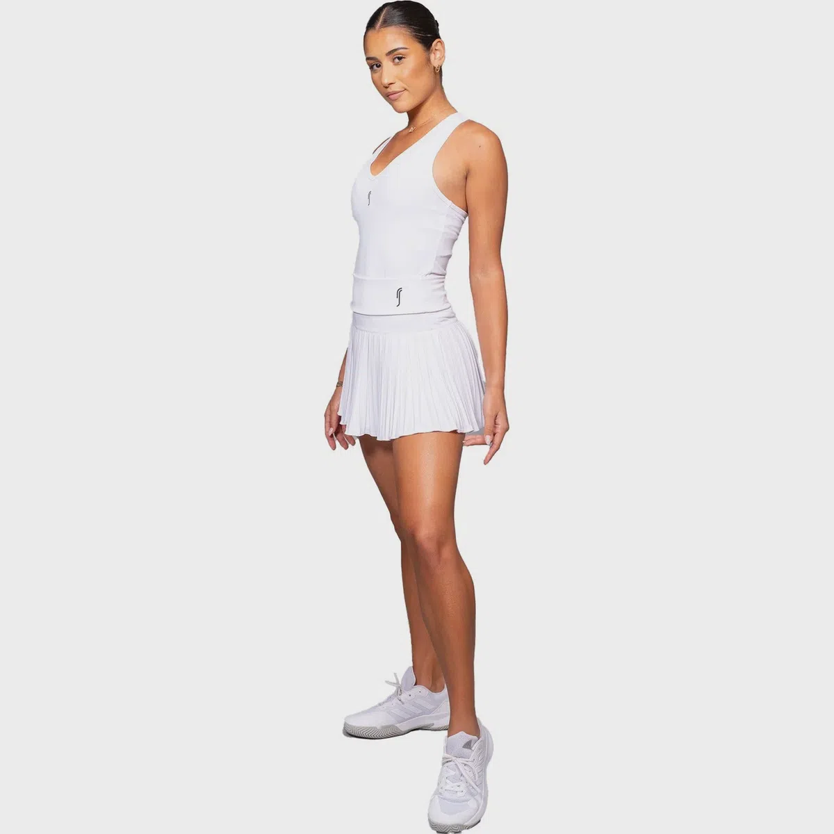 RS Women Court V-Neck Tanktop Wit