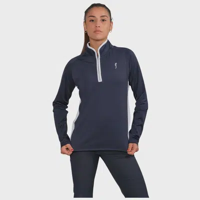 RS Women National Team Half Zip Marineblauw