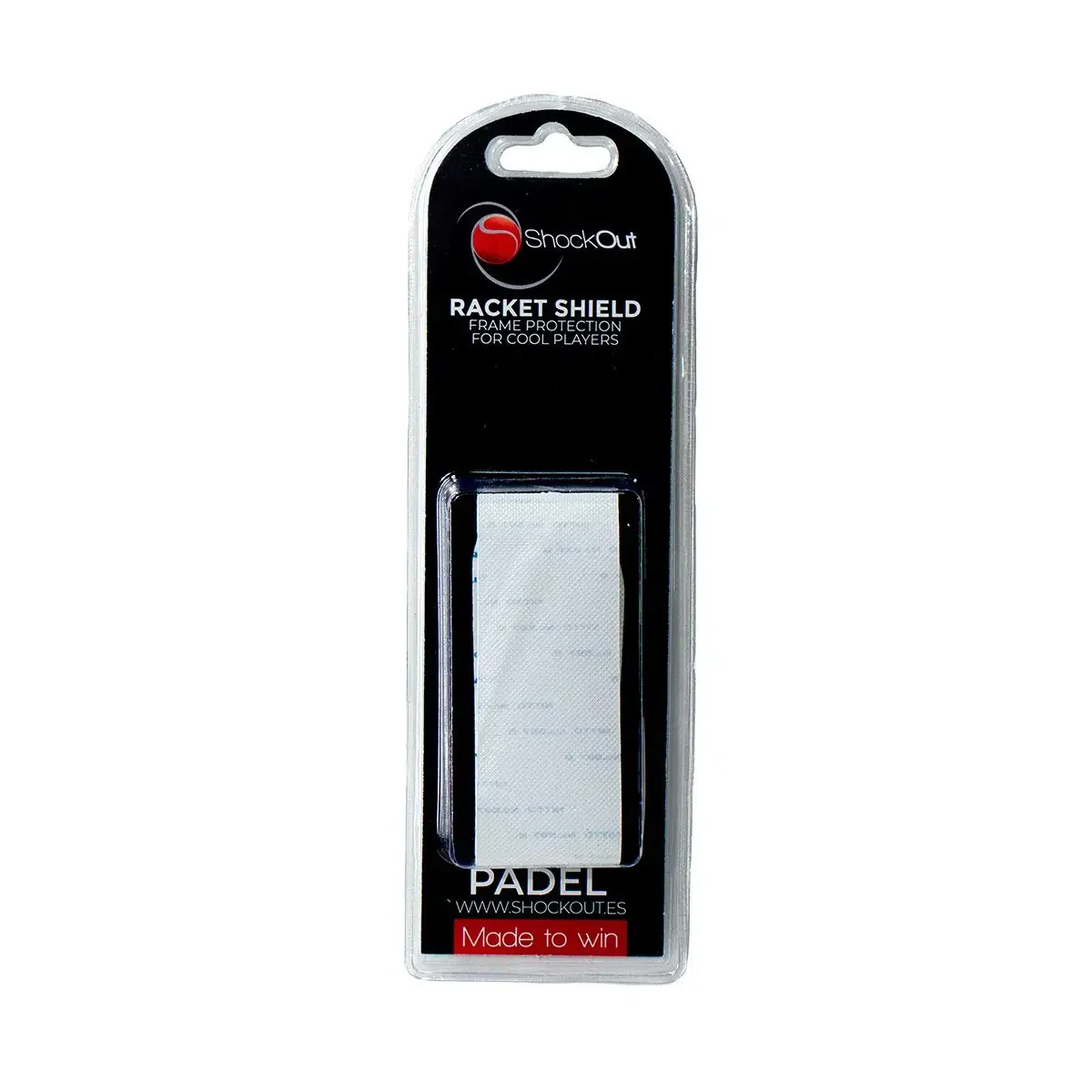 Shockout Transparante Racketbeschermer