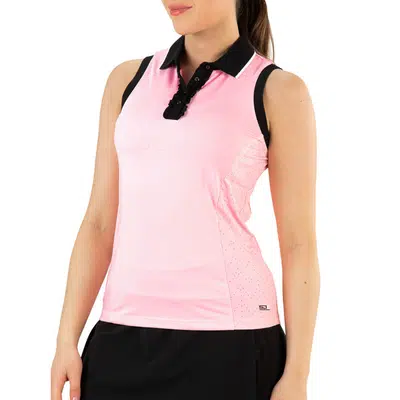 Sjeng Sports Jacintha Polo Tanktop Roze