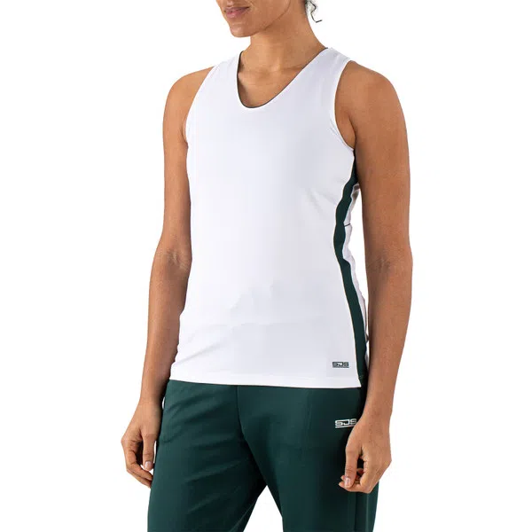 Sjeng Sports Jermaine Tanktop Wit/Groen