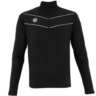 The Indian Maharadja Baroda Chevron Half Zip Jas Zwart