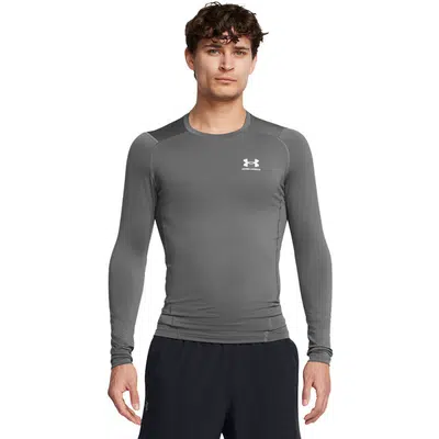 Under Armour HeatGear Compression Longsleeve Grijs
