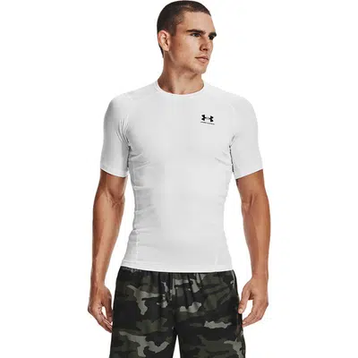 Under Armour Heatgear Compression T-Shirt Wit