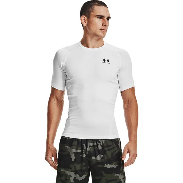 Under Armour Heatgear Compression T-Shirt Wit