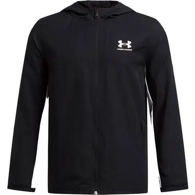 Under Armour Rival Woven Jas Kids Zwart