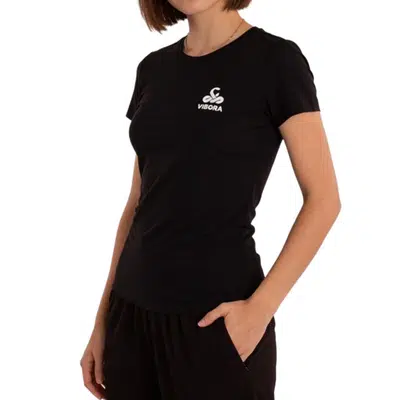 Vibor-A Russell T-Shirt Dames - Zwart